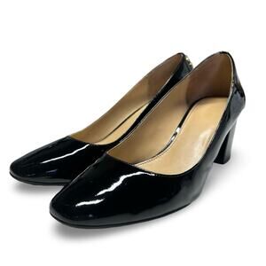 Michael Kors Patent Leather Pumps Size 9 Statement Office Professional Career
